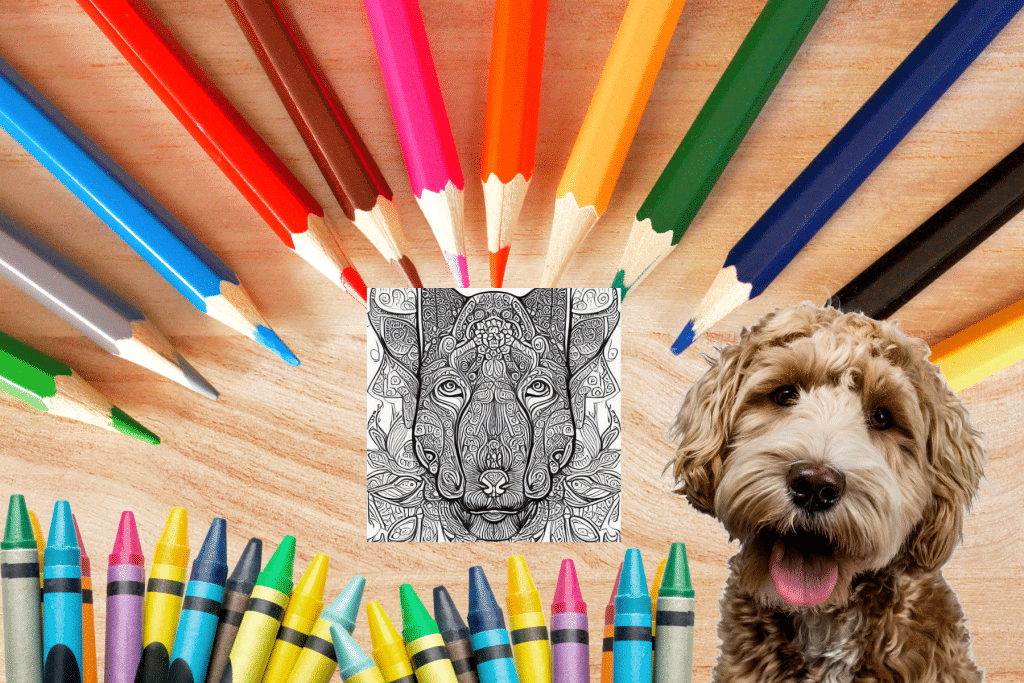 Free Adult Coloring Pages for Dog Lovers how to color tips