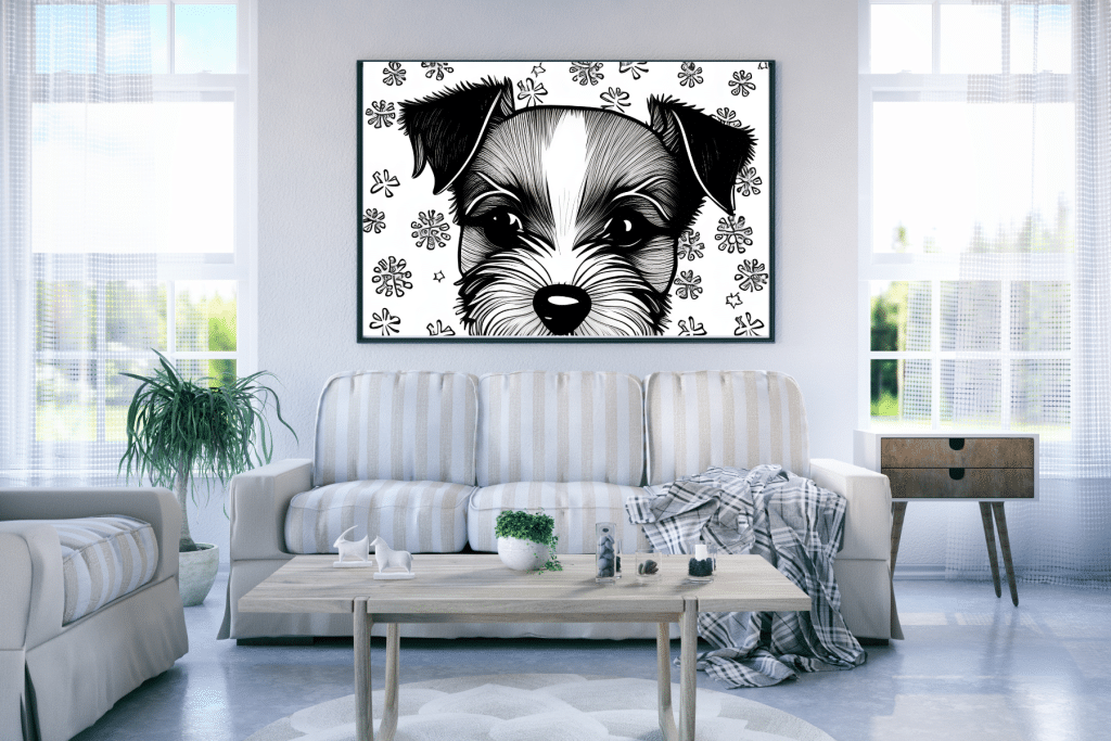 Free Adult Coloring Pages for Dog Lovers how to display
