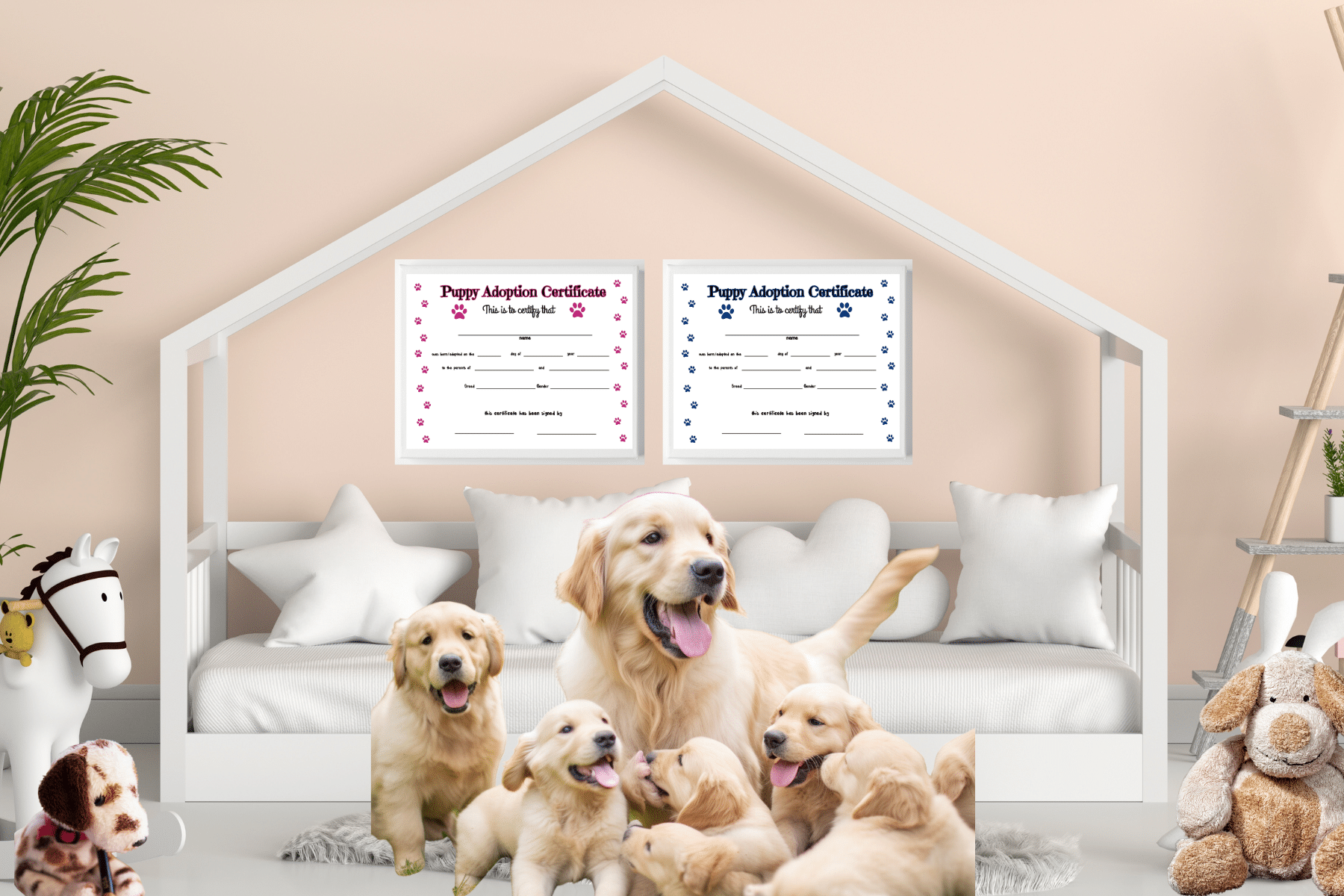 Grab a Free Pet Puppy Adoption Certificate Printable for New Dogs