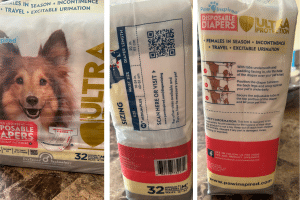 How to Make the Best Homemade DIY Female Dog Diapers - Basically Dogs