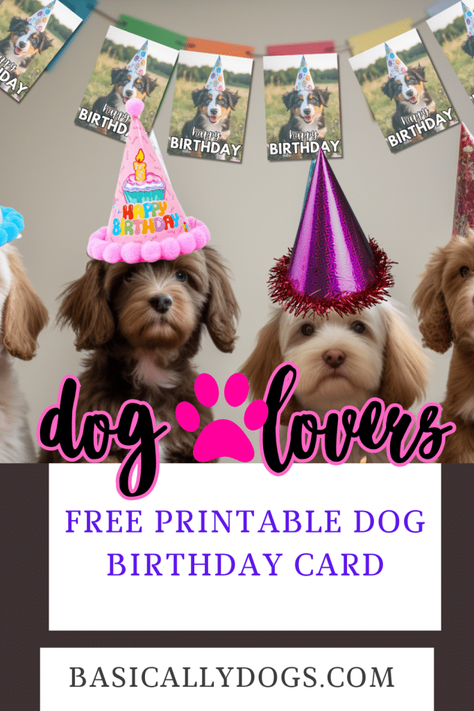 printable dog birthday card pins 3
