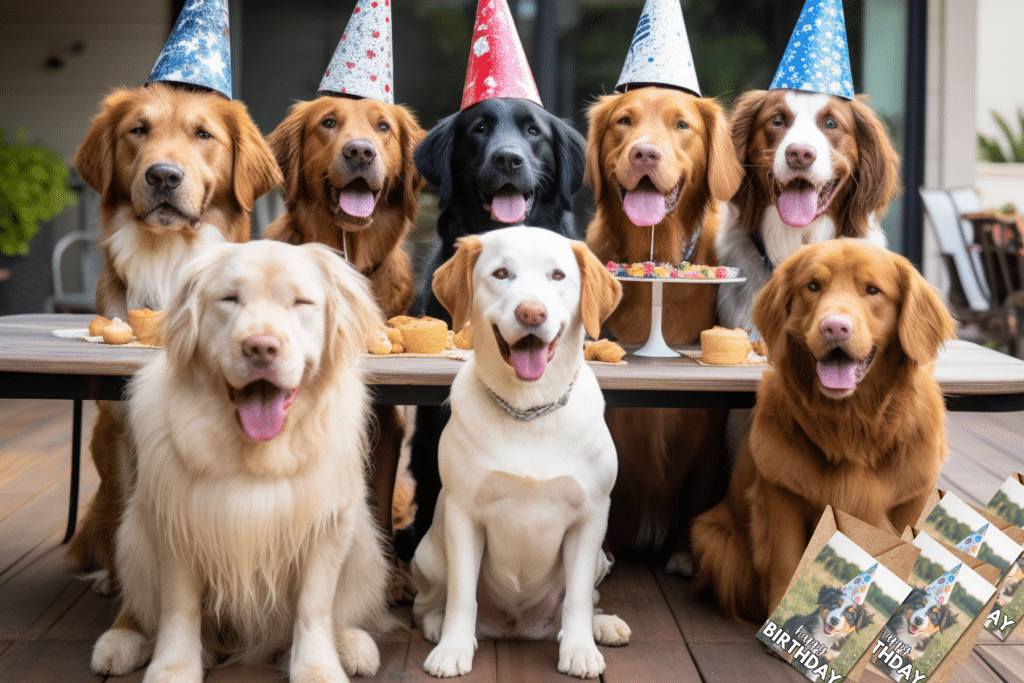 printable dog birthday card print multiple cards