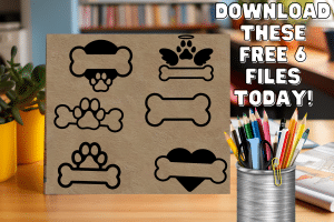 Free Printable Dog Bone Template to Download for DIY Crafts - Basically ...