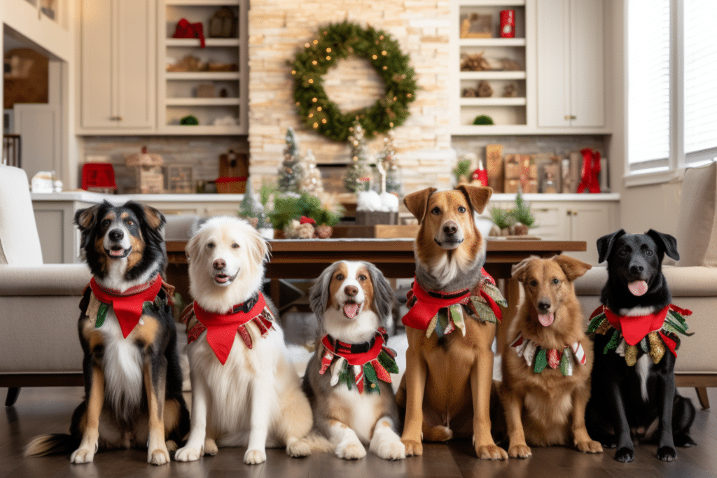 Best Christmas dog collars for group of dogs