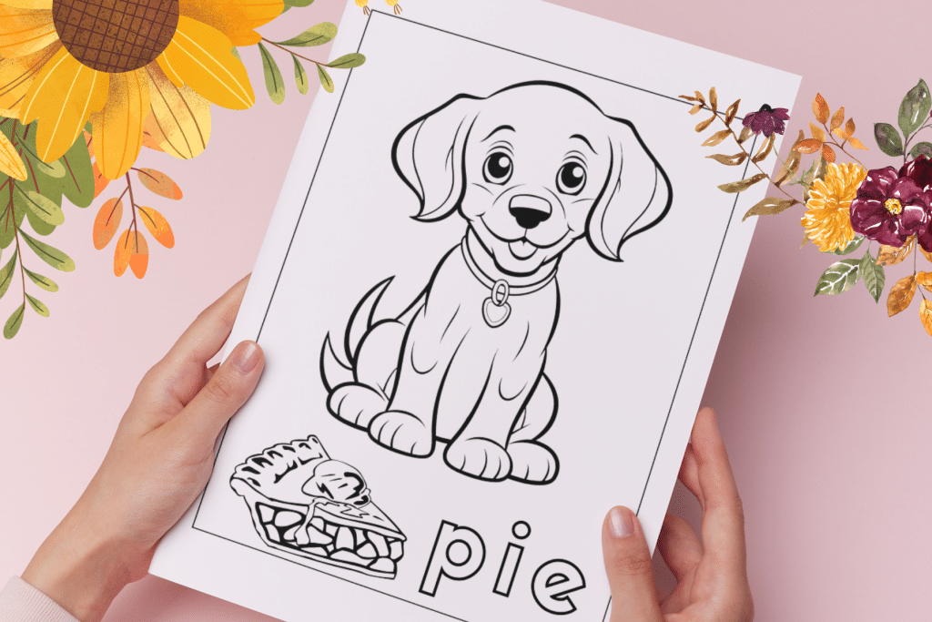 adorable thanksgiving puppy coloring pages