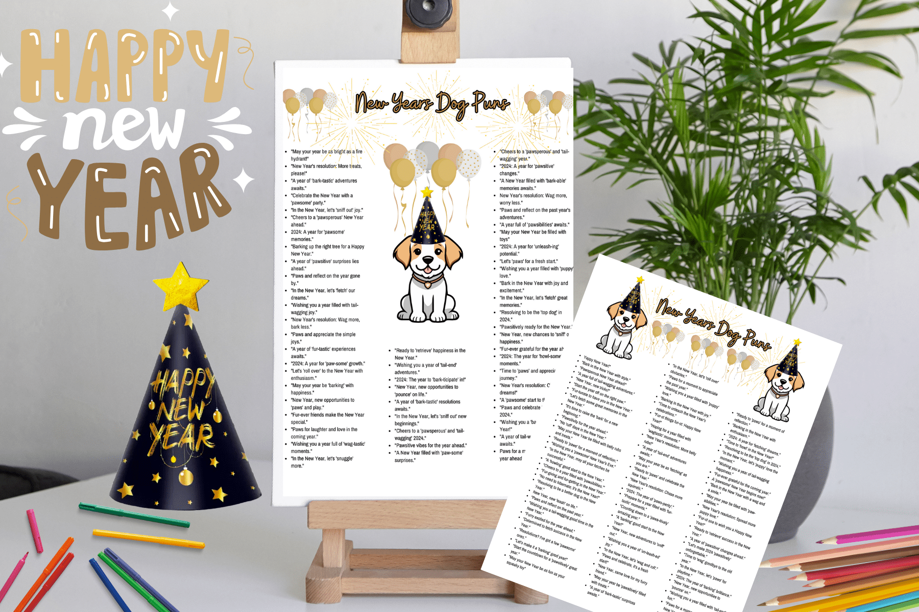 130 New Year's Dog Puns for a Barktastic Start to 2024 Basically Dogs