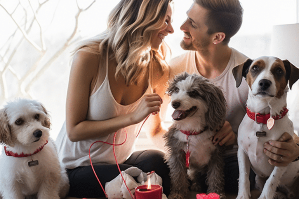 Valentine’s Day Gifts for Dog Lovers having fun with dogs