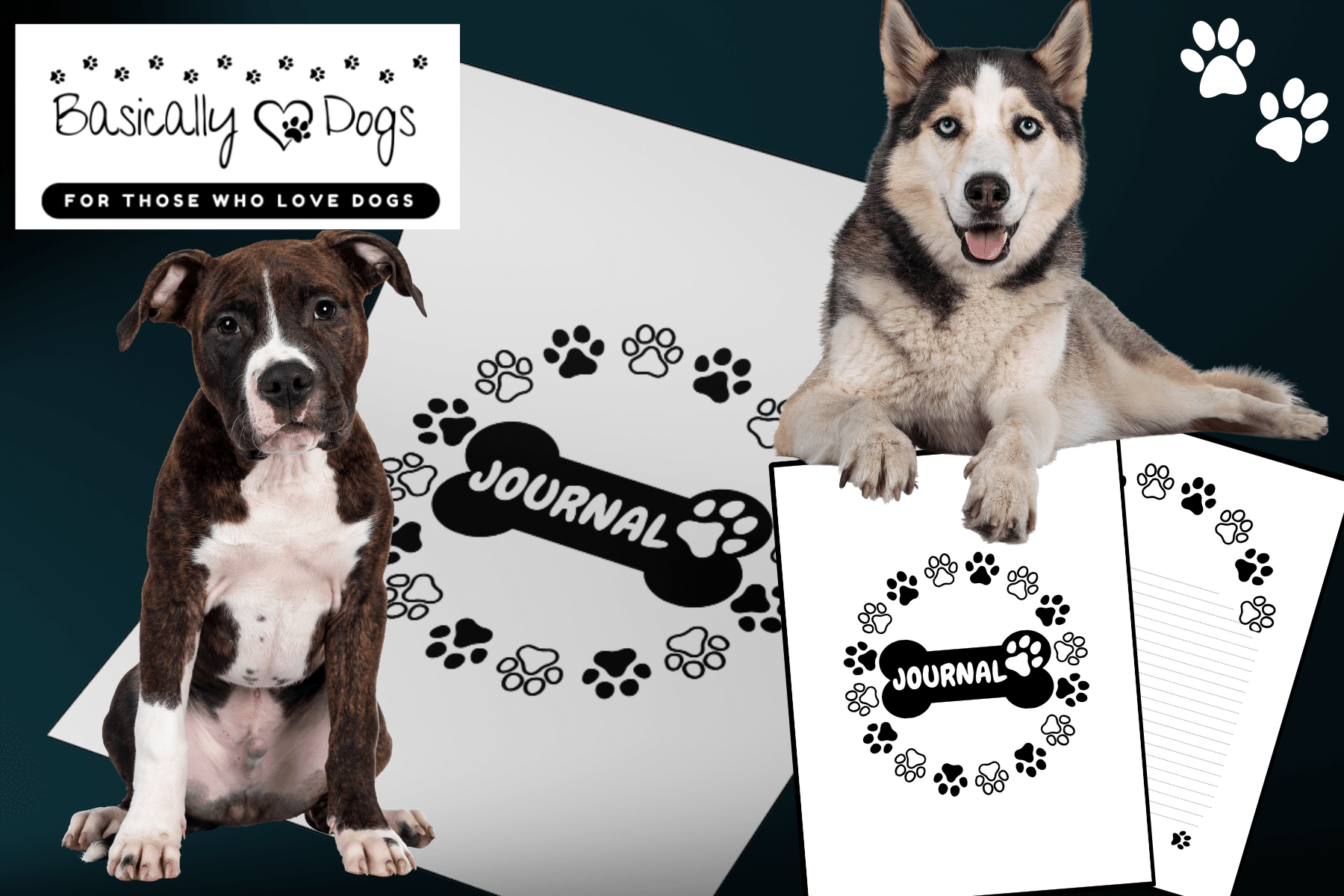 Free Printable Journal for Dog Lovers download here