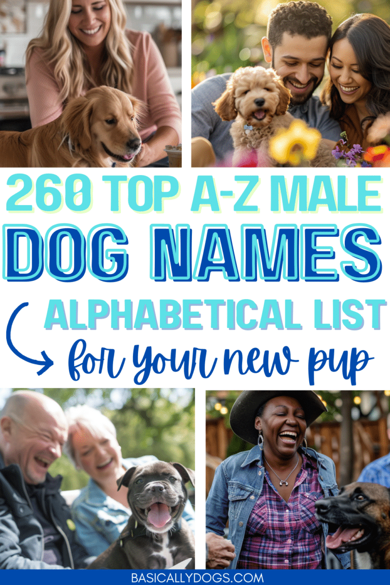 260 Top A-Z Male Dog Names Alphabetical List for a New Puppy ...