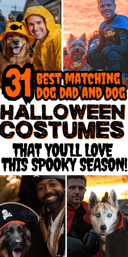 31 Best Matching Dog Dad and Dog Halloween Costumes 4