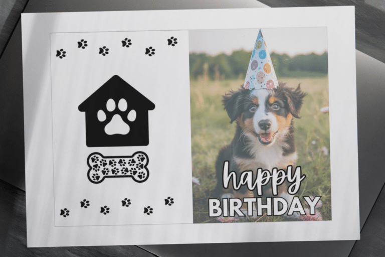 Make Birthdays Special with a Free Printable Dog Birthday Card ...