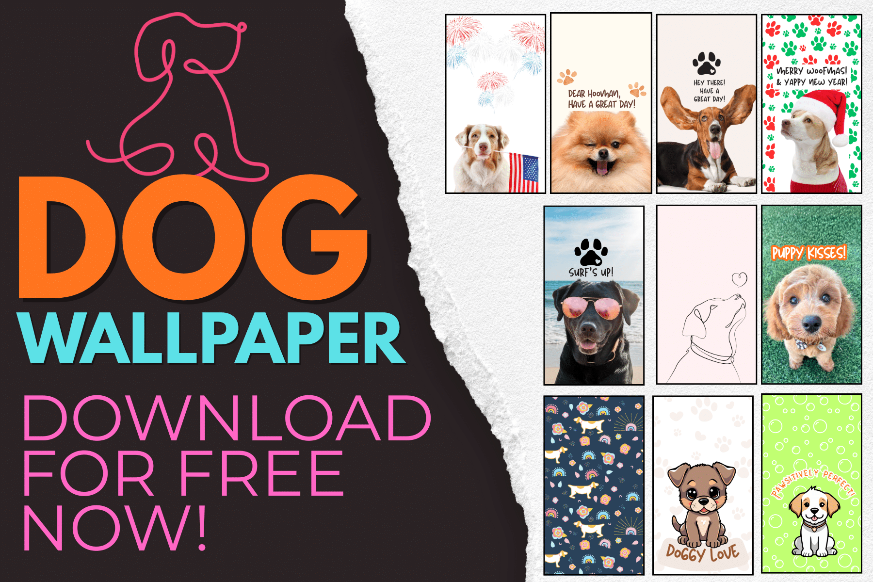 10 free dog wallpaper pics to download