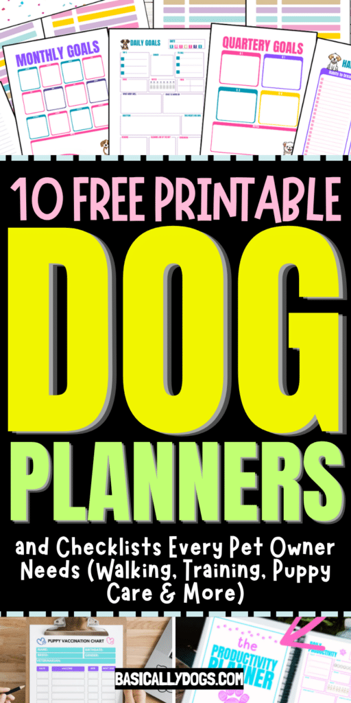10 Free Printable Dog Planners Every Pet Owner Needs (Walking, Training, Puppy Care & More) 1