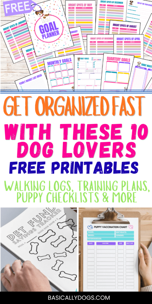 10 Free Printable Dog Planners Every Pet Owner Needs (Walking, Training, Puppy Care & More) 5
