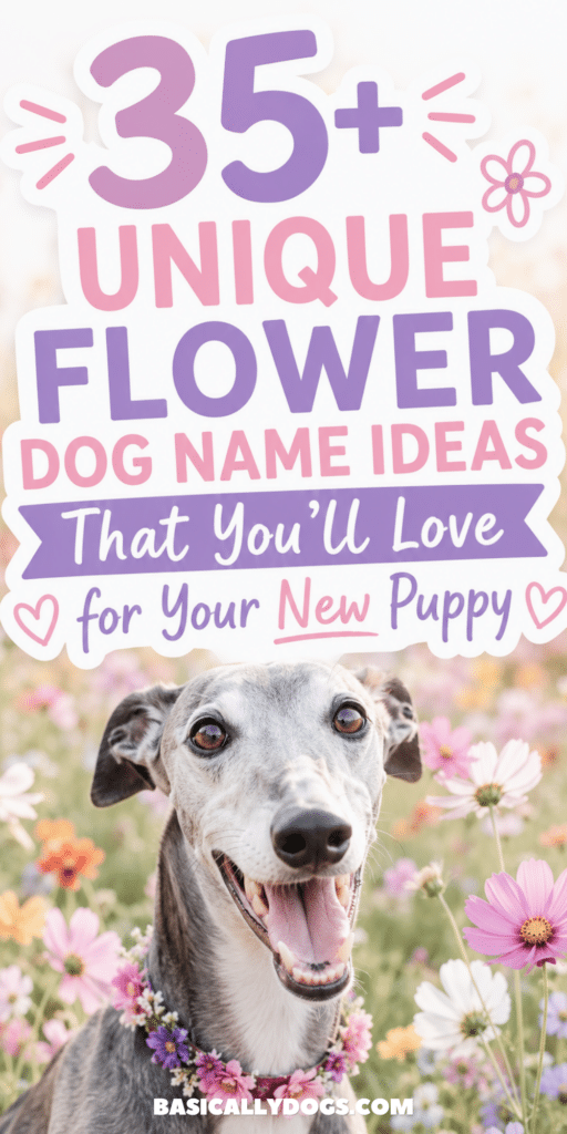 35+ Flower Dog Names_ Unisex, Female, and Male Ideas That Are Cute, Unique, and Fun 4