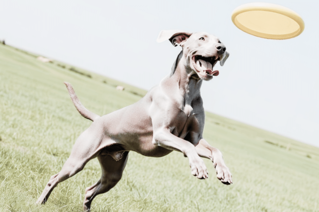 strong gray dogs
